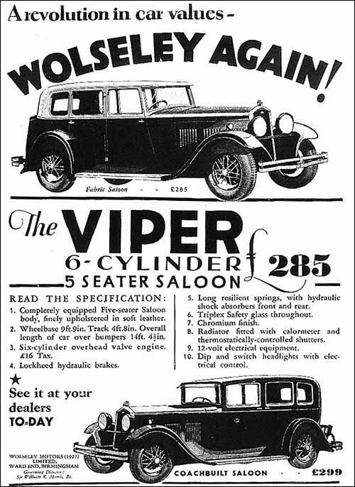 Wolseley Viper 1931
